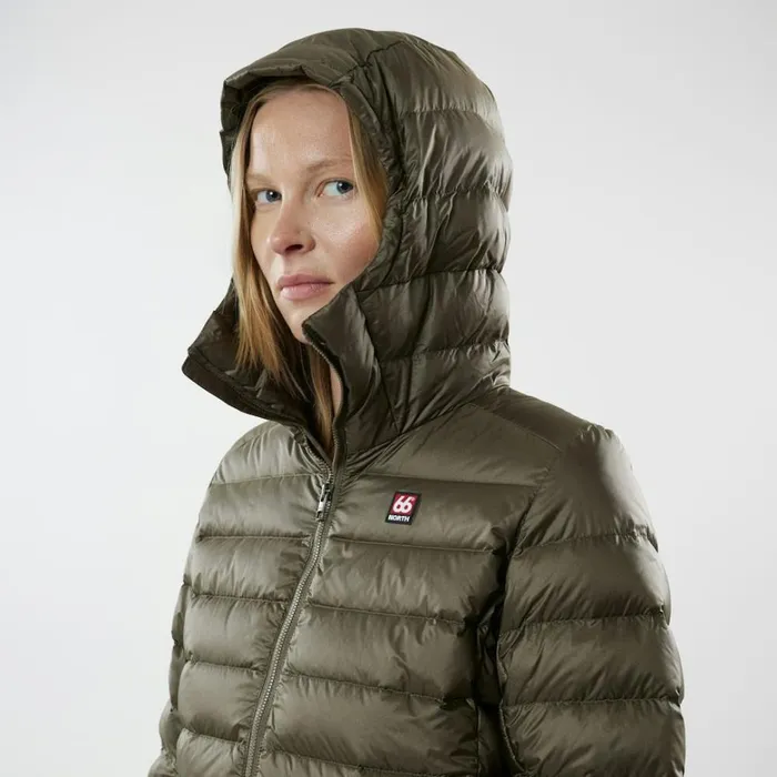 Down Jackets Women 66 North Keilir Light Wren Down Jackets Women 66 North Keilir Light Wren