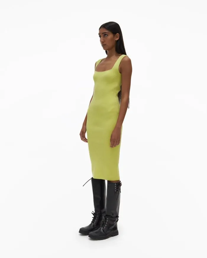 Dresses Women Helmut Lang Contour Dress Electric Yellow