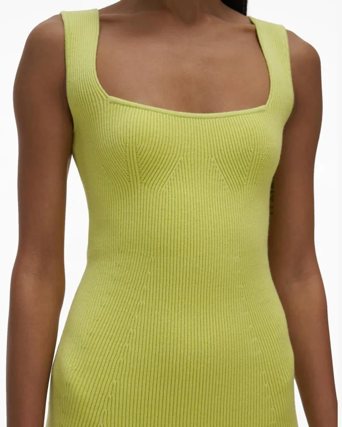 Dresses Women Helmut Lang Contour Dress Electric Yellow