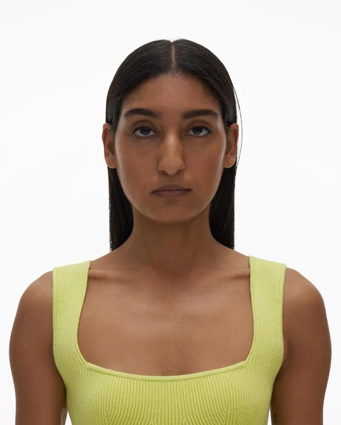 Dresses Women Helmut Lang Contour Dress Electric Yellow