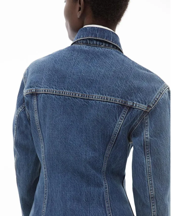 Dresses Women Helmut Lang Femme Trucker Dress Acc Mid Stone