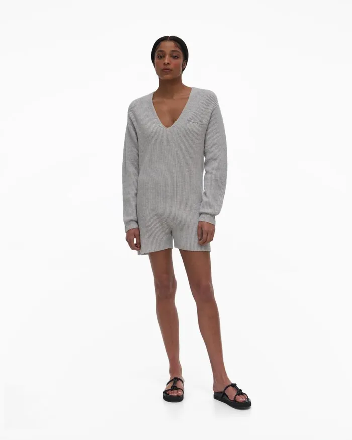 Dresses Women Helmut Lang Knit Romper Whitewood