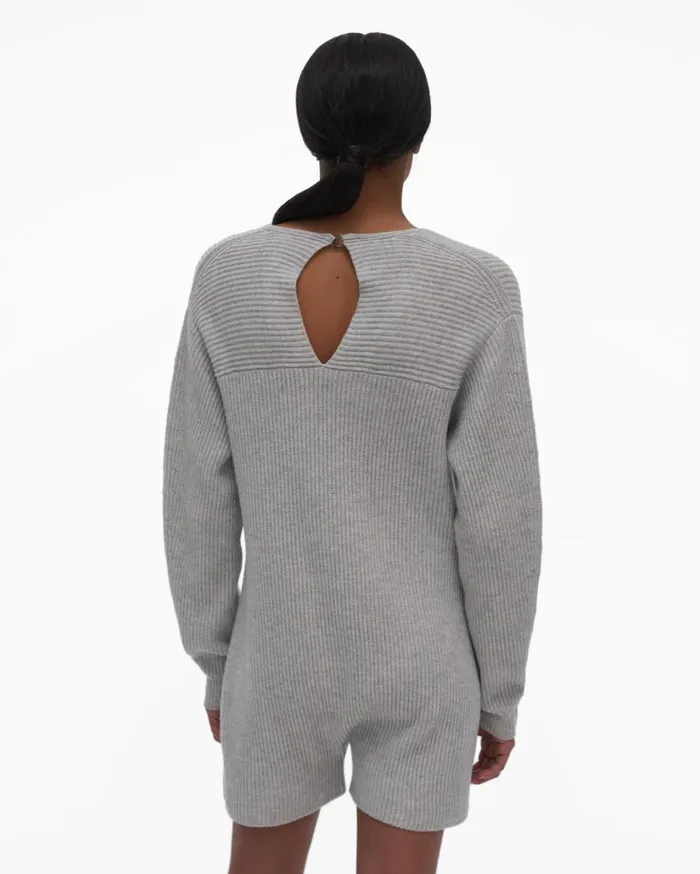 Dresses Women Helmut Lang Knit Romper Whitewood