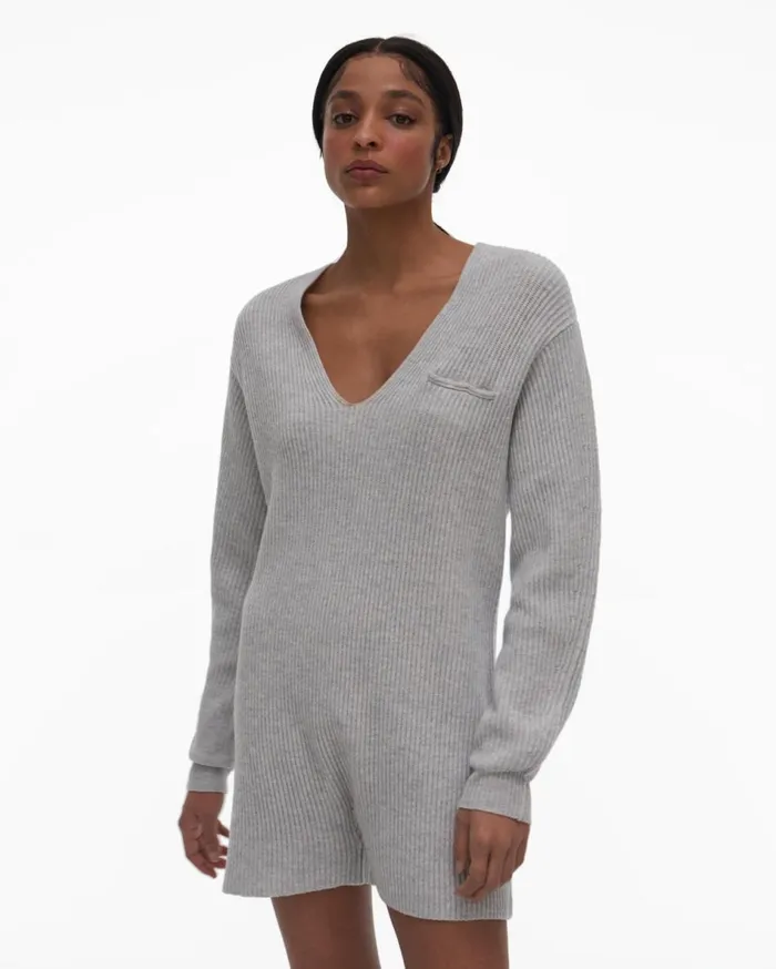 Dresses Women Helmut Lang Knit Romper Whitewood