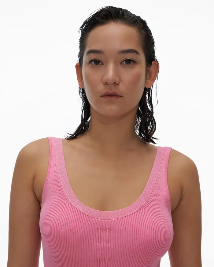 Dresses Women Helmut Lang Lacing Dress Disco Pink
