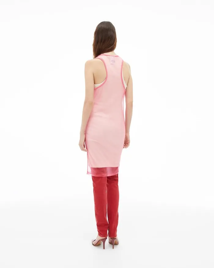 Dresses Women Helmut Lang Masc Tank Dress Prism Pink