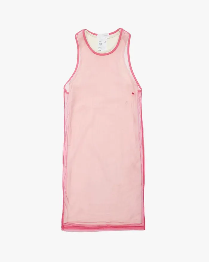 Dresses Women Helmut Lang Masc Tank Dress Prism Pink