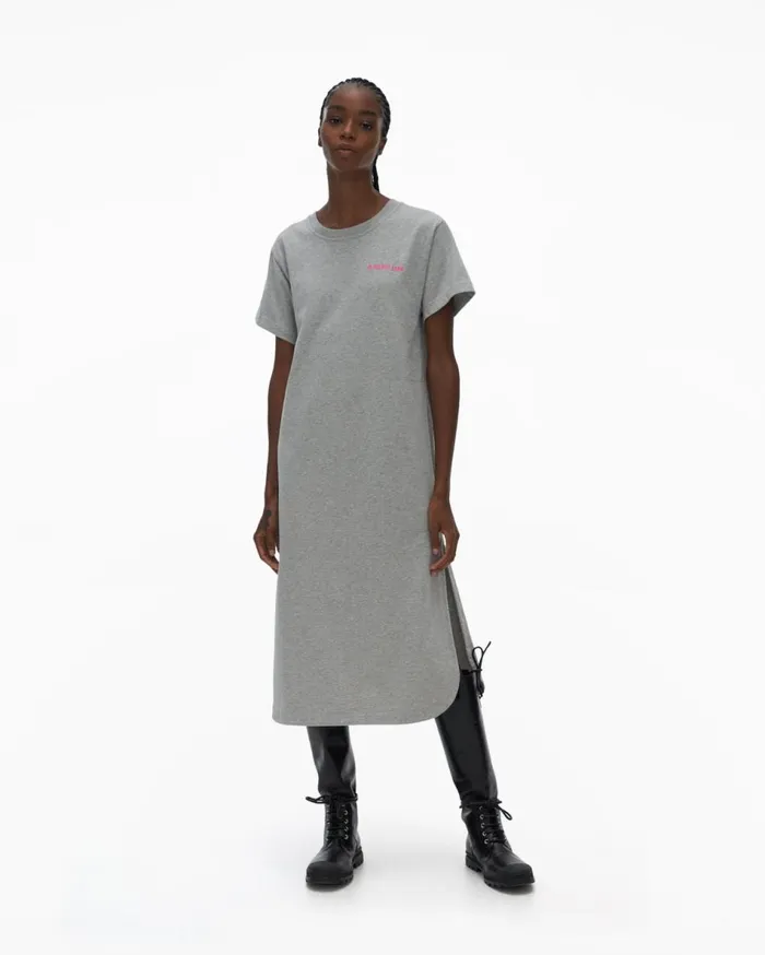 Dresses Women Helmut Lang T Dress Vapor Heather