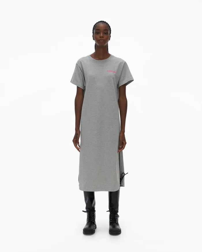 Dresses Women Helmut Lang T Dress Vapor Heather
