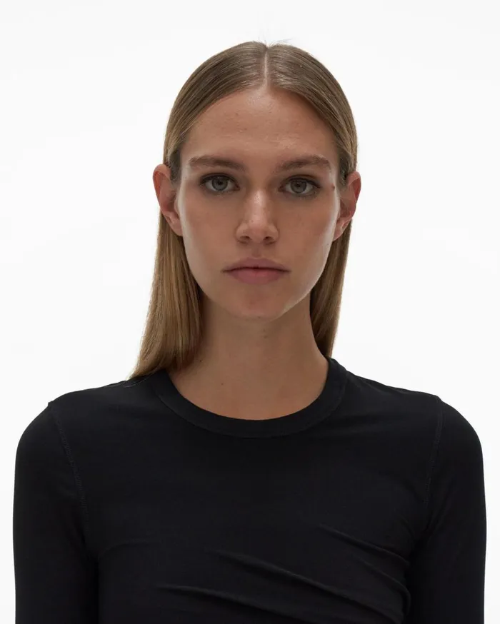 Dresses Women Helmut Lang Twist Dress Basalt Black