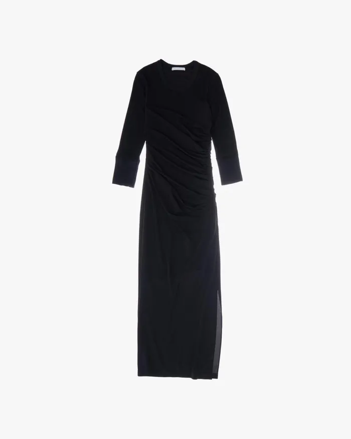 Dresses Women Helmut Lang Twist Dress Basalt Black