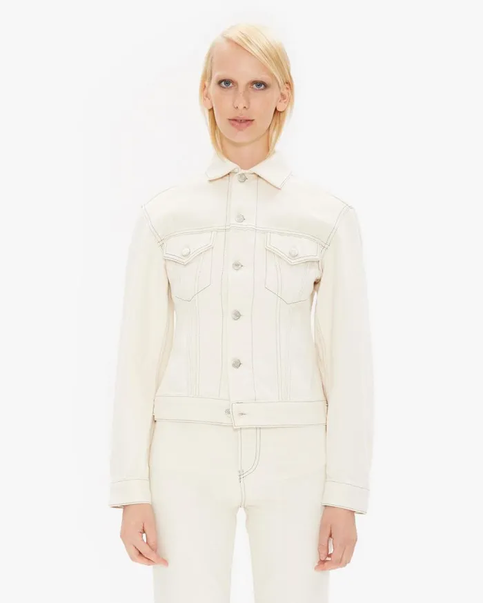 Jackets and Blazers Women Helmut Lang Femme Trucker Jean Jacket In Natural Natural