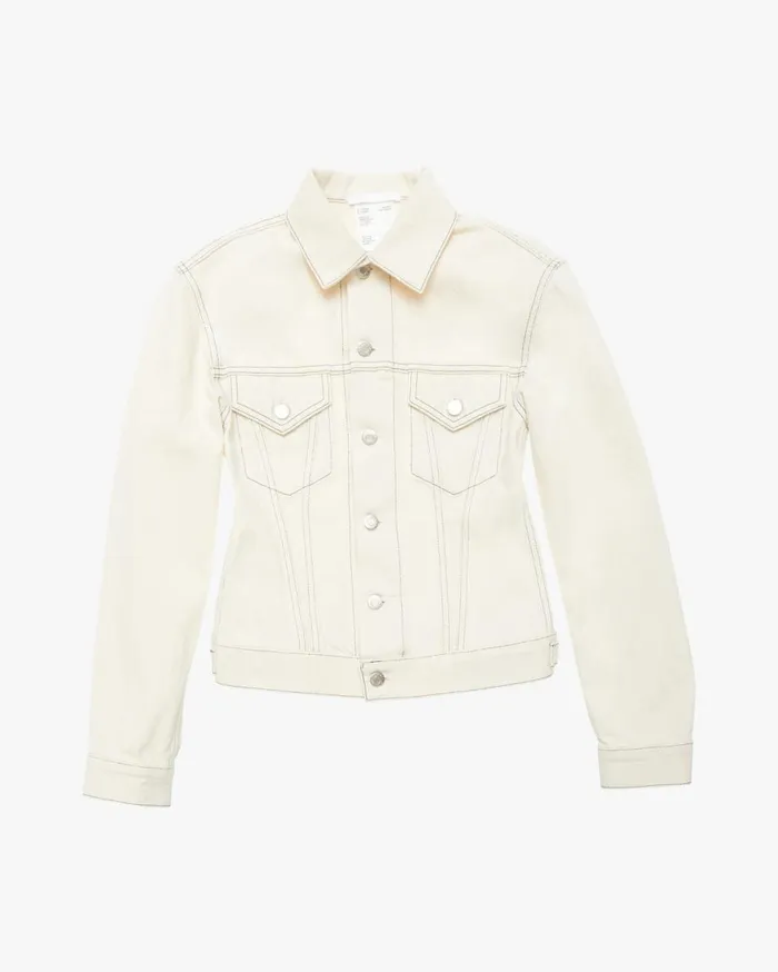 Jackets and Blazers Women Helmut Lang Femme Trucker Jean Jacket In Natural Natural