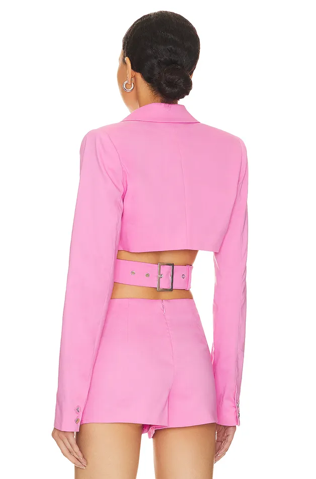 Jackets and Coats Women Lovers and Friends August Wrap Blazer Orchid Pink