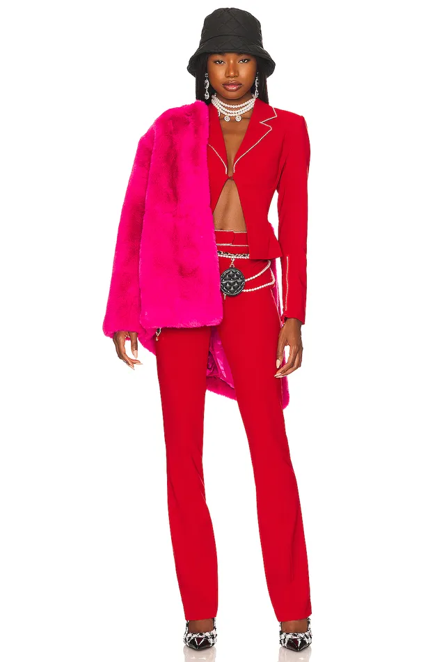Jackets and Coats Women Lovers and Friends Catalina Micro Jacket Cherry Red