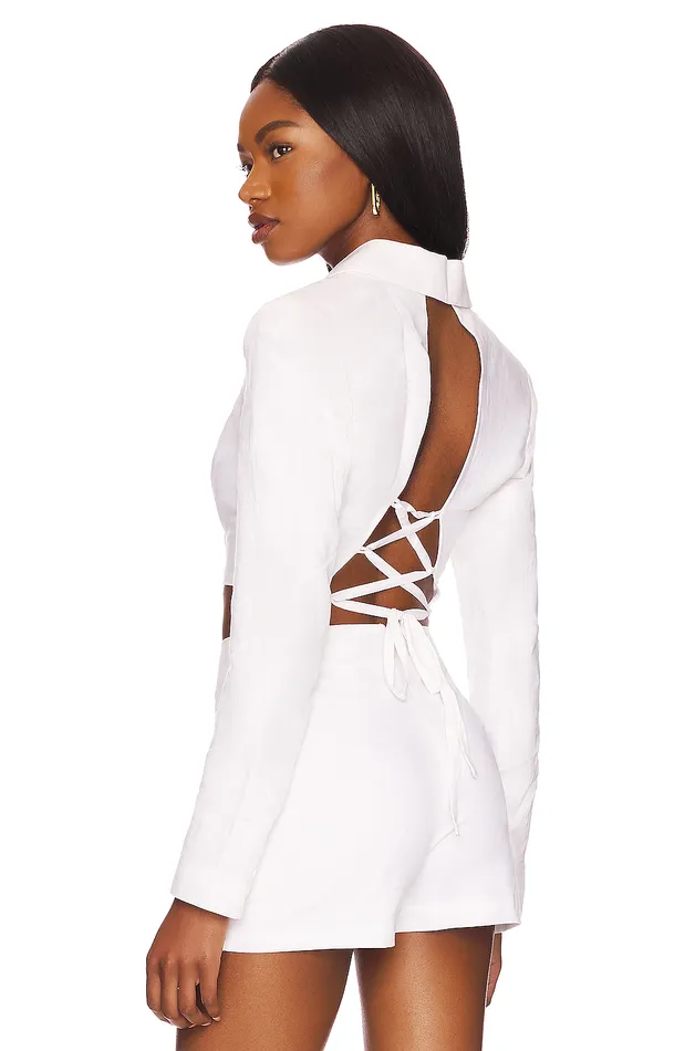 Jackets and Coats Women Lovers and Friends Dayna Blazer White