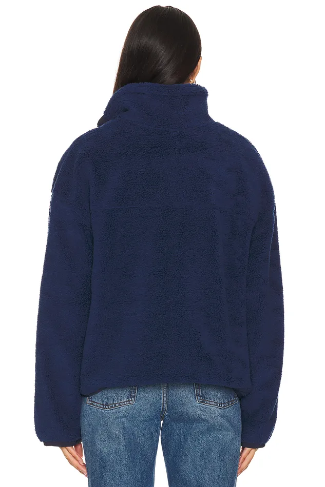 Jackets and Coats Women Lovers and Friends Kelsey Half Zip Pullover Navy Blue
