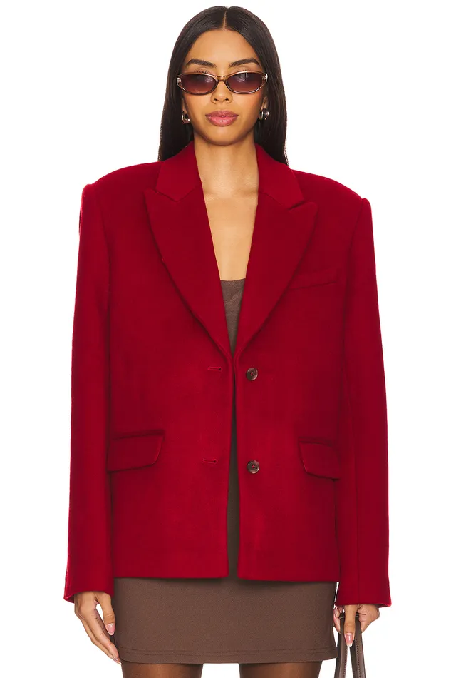 Jackets and Coats Women Lovers and Friends X Emily Gemma Micah Blazer Red