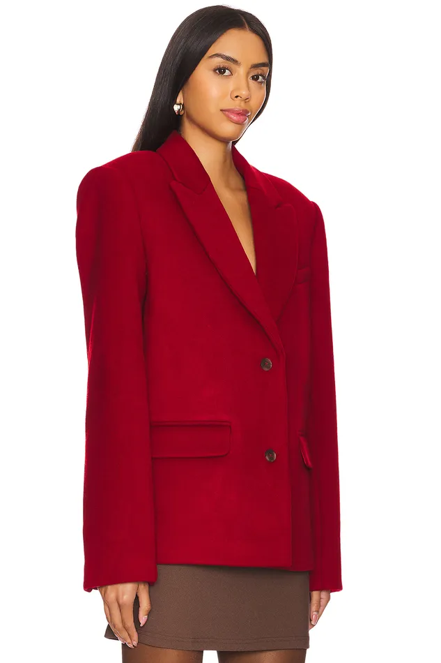 Jackets and Coats Women Lovers and Friends X Emily Gemma Micah Blazer Red Jackets and Coats Women Lovers and Friends X Emily Gemma Micah Blazer Red
