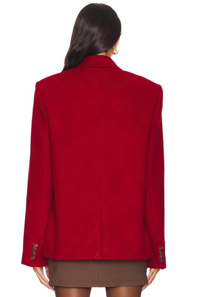Jackets and Coats Women Lovers and Friends X Emily Gemma Micah Blazer Red Jackets and Coats Women Lovers and Friends X Emily Gemma Micah Blazer Red