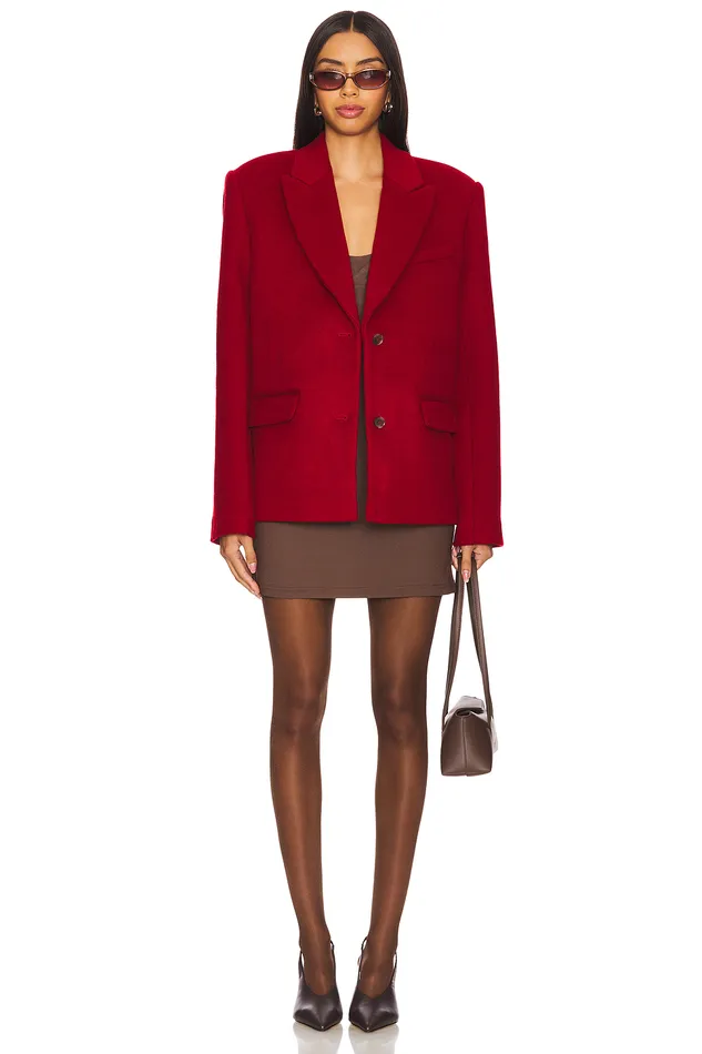 Jackets and Coats Women Lovers and Friends X Emily Gemma Micah Blazer Red Jackets and Coats Women Lovers and Friends X Emily Gemma Micah Blazer Red