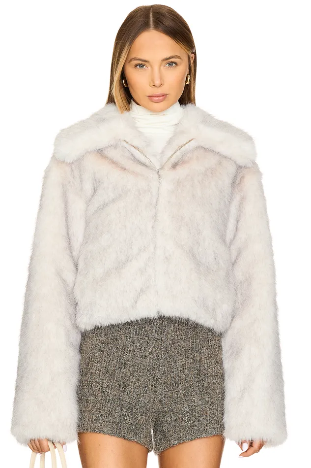Jackets and Coats Women Lovers and Friends X Emma Rose Nina Faux Fur Jacket Ivory Jackets and Coats Women Lovers and Friends X Emma Rose Nina Faux Fur Jacket Ivory