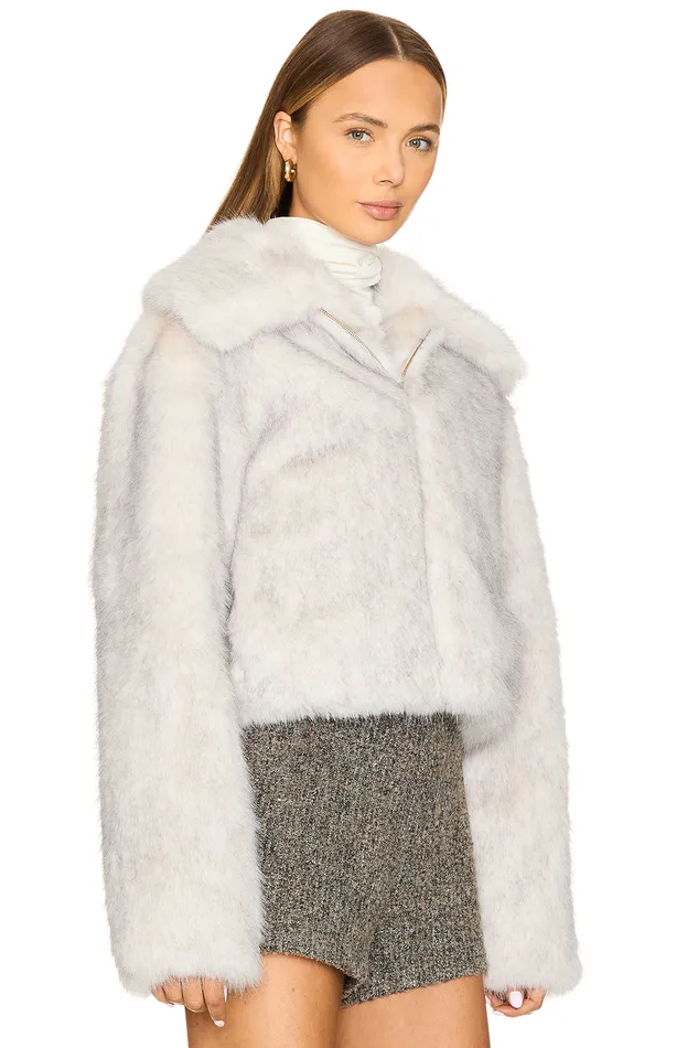 Jackets and Coats Women Lovers and Friends X Emma Rose Nina Faux Fur Jacket Ivory Jackets and Coats Women Lovers and Friends X Emma Rose Nina Faux Fur Jacket Ivory