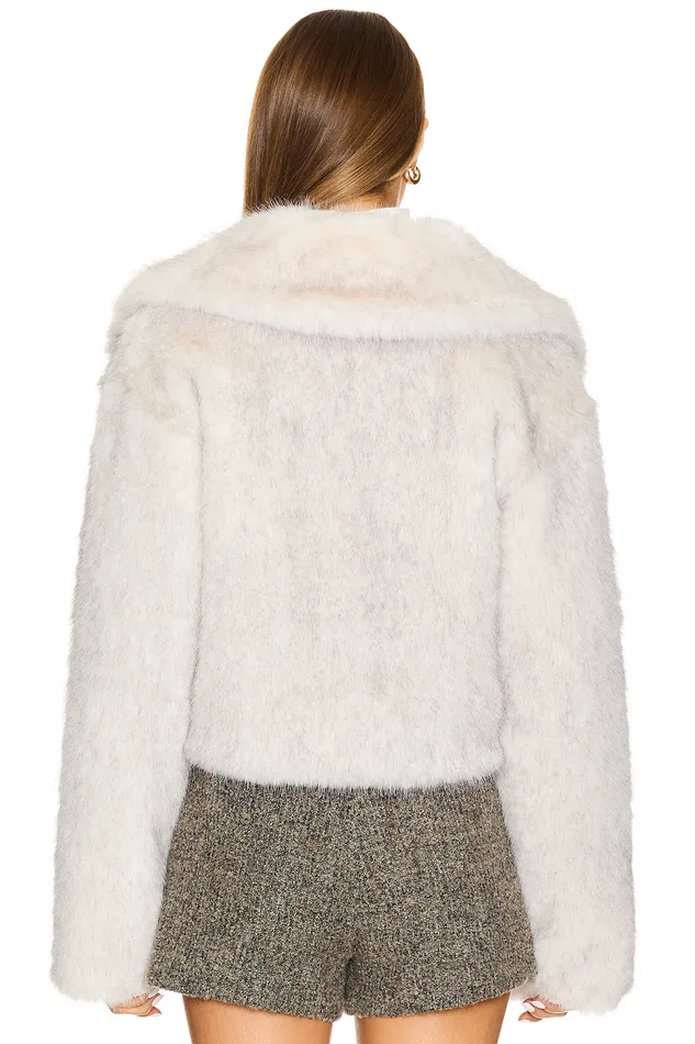 Jackets and Coats Women Lovers and Friends X Emma Rose Nina Faux Fur Jacket Ivory Jackets and Coats Women Lovers and Friends X Emma Rose Nina Faux Fur Jacket Ivory