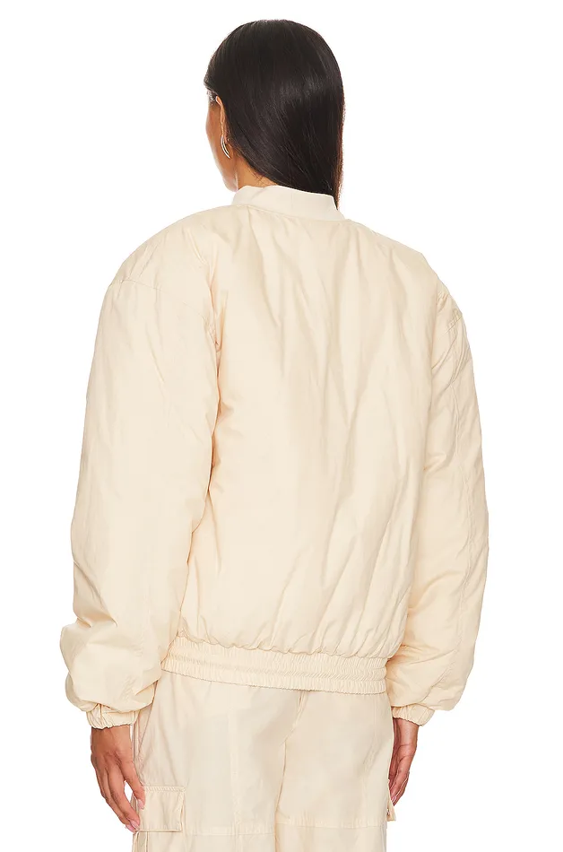 Jackets and Coats Women Lovers and Friends X Lindsi Lane Wren Bomber Jacket Macadamia Neutral Jackets and Coats Women Lovers and Friends X Lindsi Lane Wren Bomber Jacket Macadamia Neutral