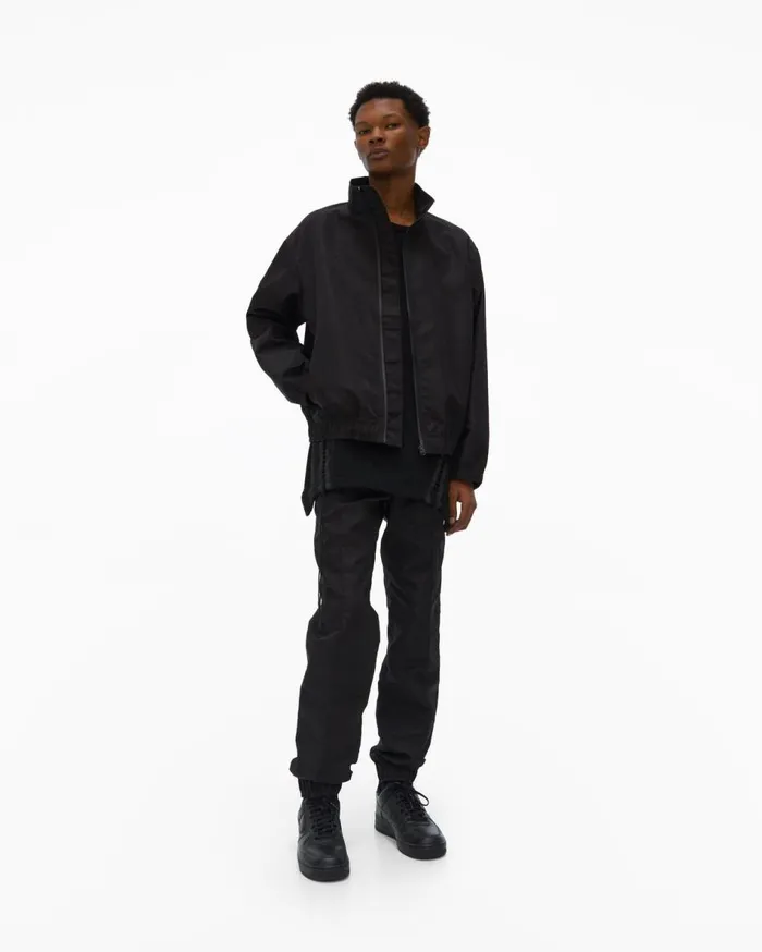 Jackets Men Helmut Lang Logo Track Jacket Basalt Black