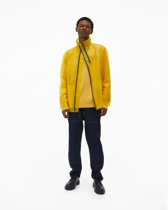 Jackets Men Helmut Lang Tech Jacket Laser Yellow