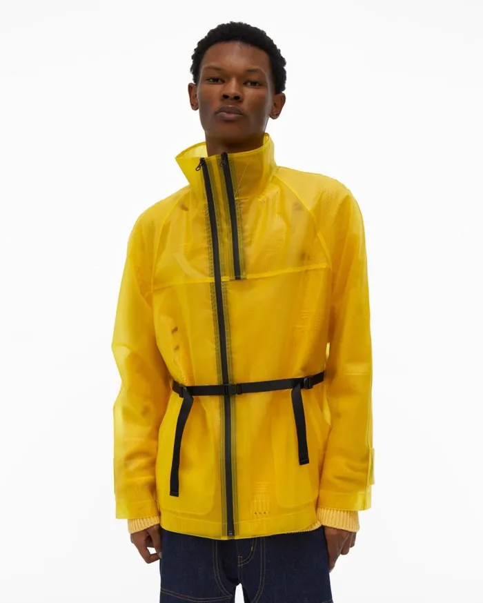 Jackets Men Helmut Lang Tech Jacket Laser Yellow