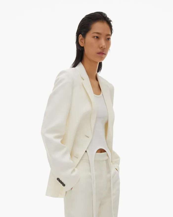 Jackets Women Helmut Lang Cady Blazer Ivory