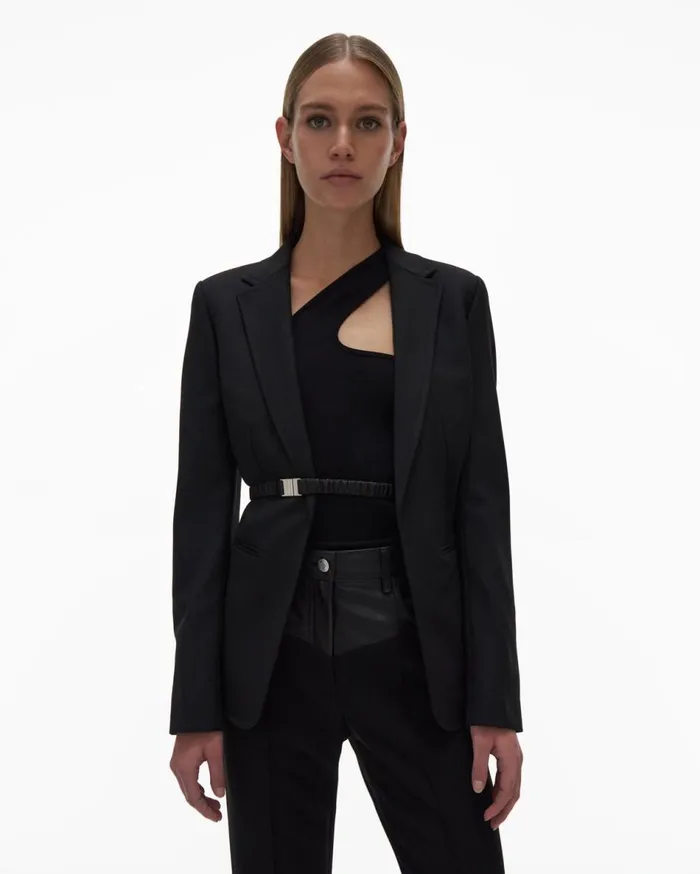 Jackets Women Helmut Lang Fitted Blazer Black