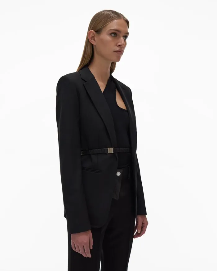 Jackets Women Helmut Lang Fitted Blazer Black