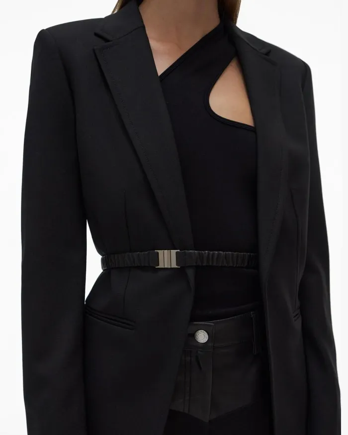 Jackets Women Helmut Lang Fitted Blazer Black