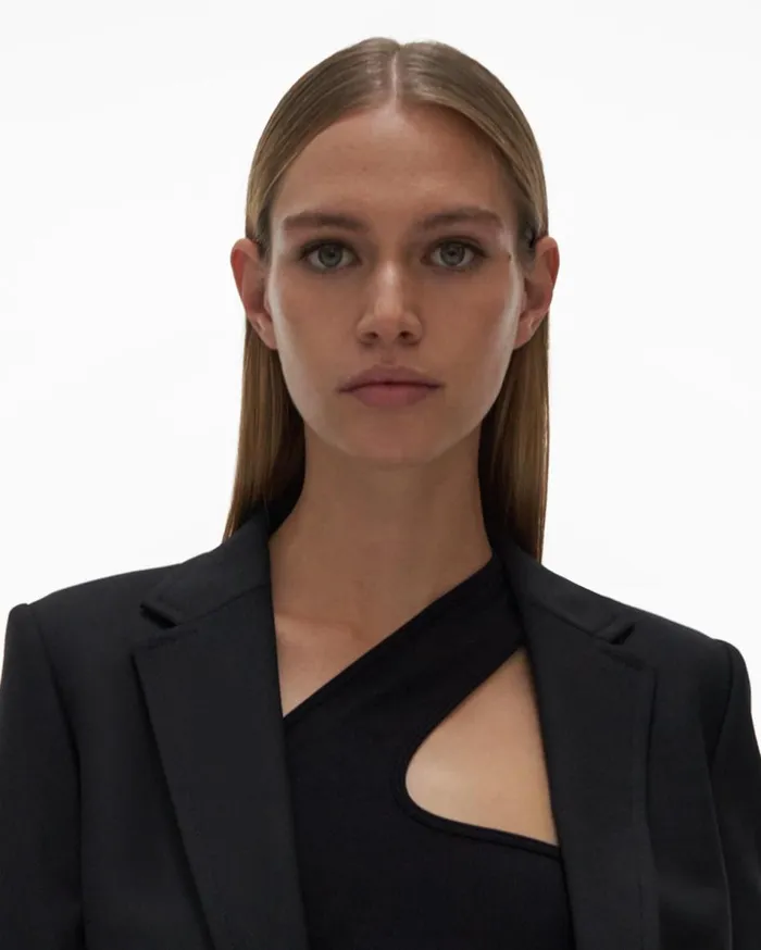 Jackets Women Helmut Lang Fitted Blazer Black