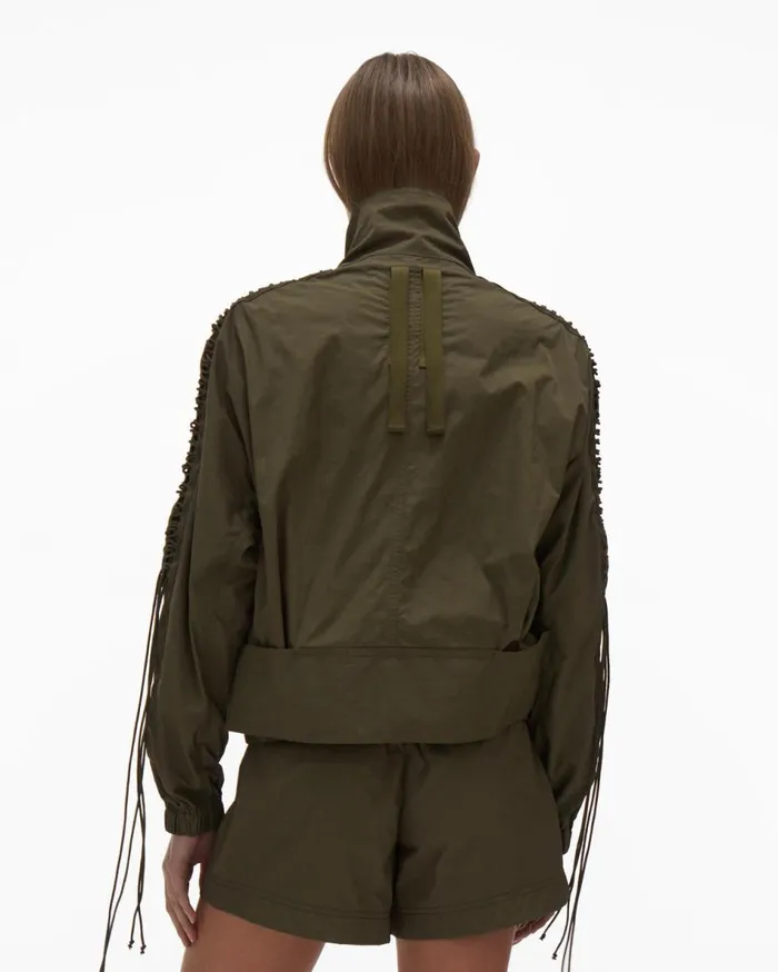 Jackets Women Helmut Lang Lacing Jacket Burnt Olive