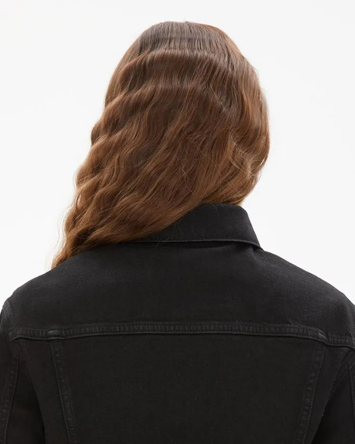 Jackets Women Helmut Lang Masc Trucker Denim Jacket In Black Black