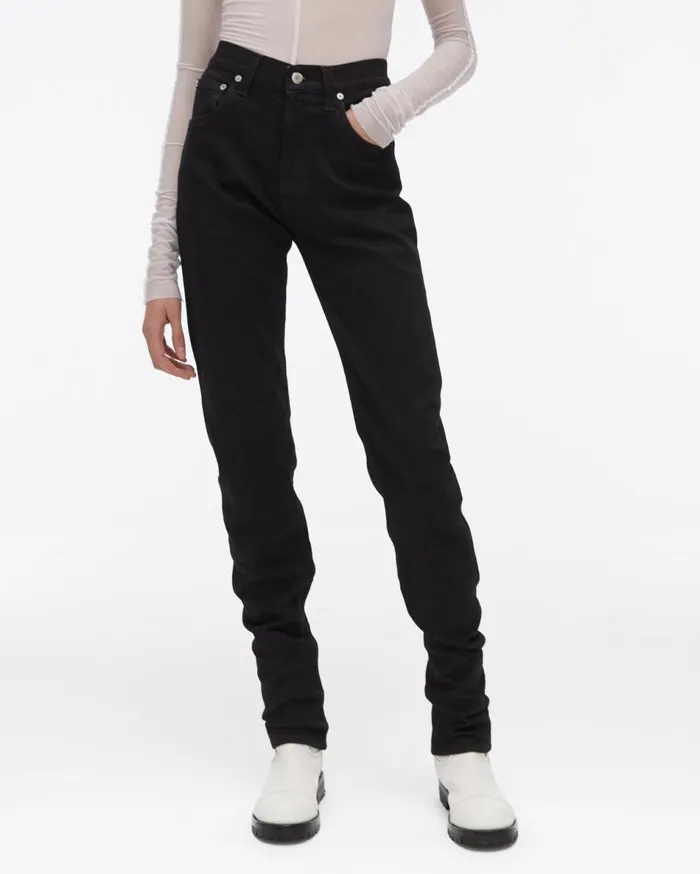 Jeans Women Helmut Lang Masc Hi Straight Jeans Black
