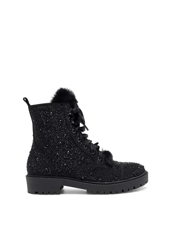 Jessica Simpson Boots and Booties Women Kalirah Boot In Black Black Sparkle