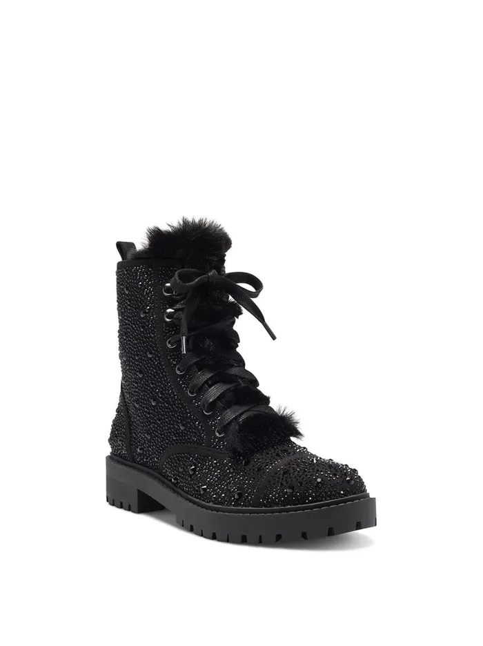 Jessica Simpson Boots and Booties Women Kalirah Boot In Black Black Sparkle