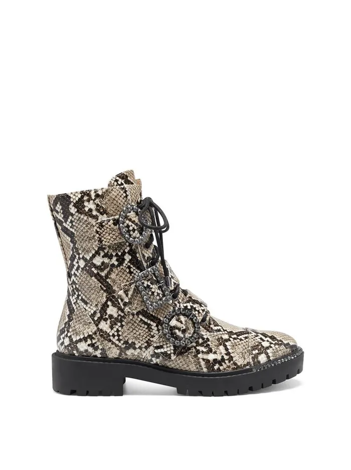 Jessica Simpson Boots and Booties Women Kirlah Boot In Snake Neutral Snake