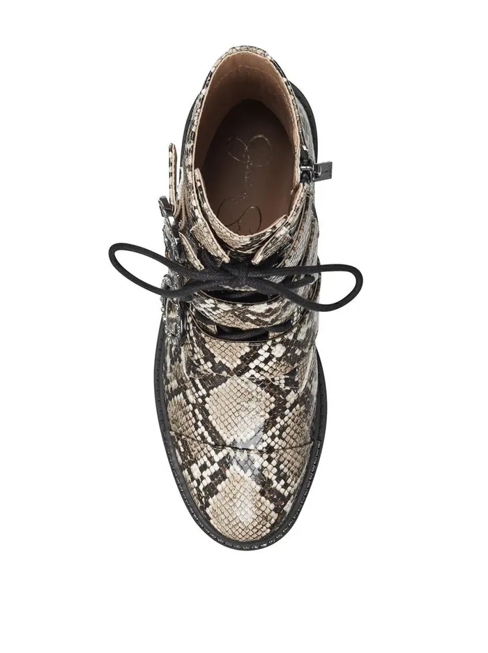 Jessica Simpson Boots and Booties Women Kirlah Boot In Snake Neutral Snake