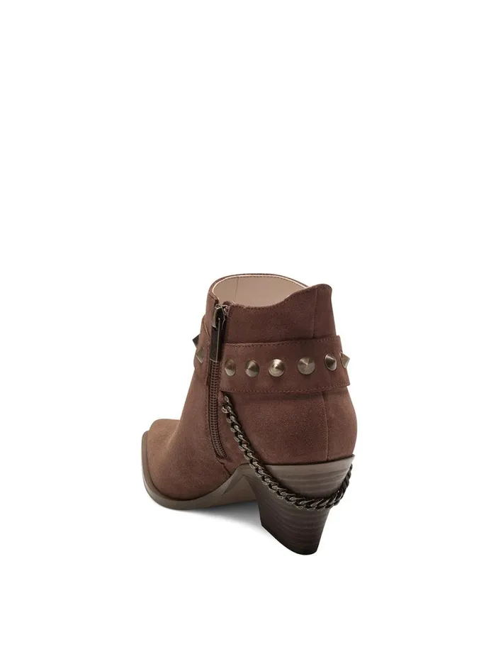 Jessica Simpson Boots and Booties Women Zayrie Moto Bootie In Kentucky Mud Kentucky Mud