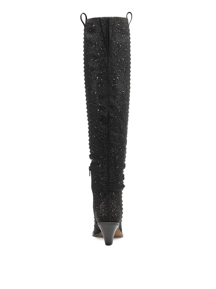 Jessica Simpson Boots and Booties Women Zeana Boot In Embellished Black Embellished Black