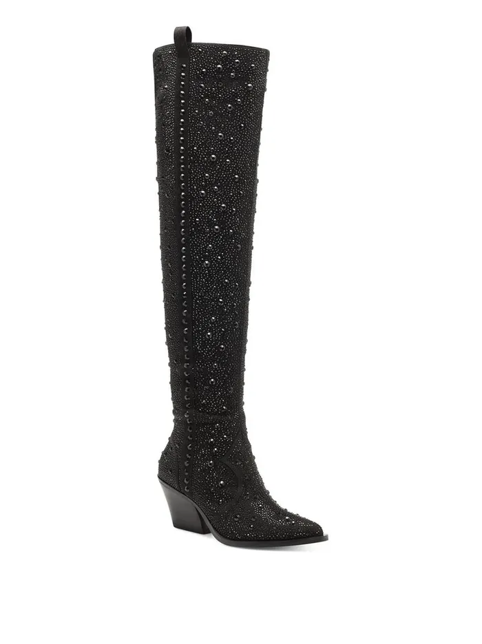 Jessica Simpson Boots and Booties Women Zeana Boot In Embellished Black Embellished Black