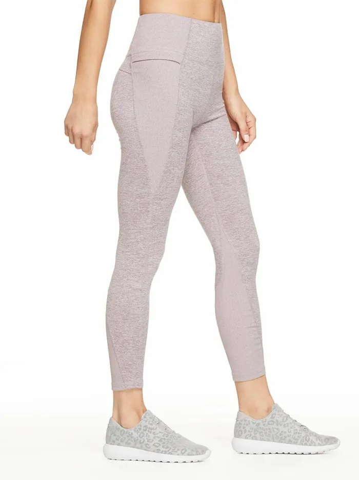Jessica Simpson Bottoms Women Stealth Legging In Heather Black Plum Heather Black Plum