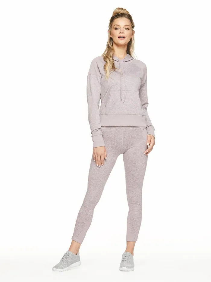 Jessica Simpson Bottoms Women Stealth Legging In Heather Black Plum Heather Black Plum