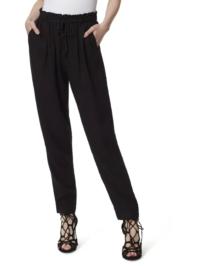 Jessica Simpson Bottoms Women Tapered Beach Pant In Meteorite Meteorite